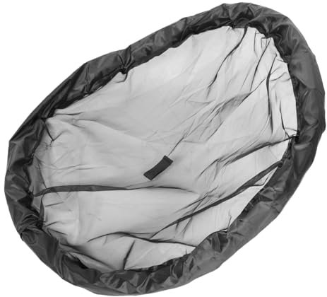 Toyvian Isla Flotante De Plantas Maceta Flotante Redes para Estanques Escudo De Estanque Anillo De Planta Flotante Plantas De Estanque Flotante Jardinera Flotante Tela Black