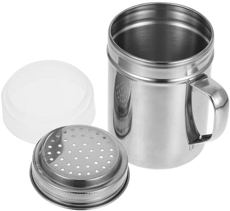 ABOOFAN Distributeur De Sucre Acier Inoxydable Saupoudreuse à Poudre Pour Matcha Café Cacao Pour Cuisine Pâtisserie