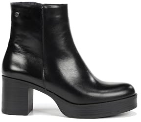 Dorking By Fluchos ® D9591-TO - Botin Liso con Plataforma Bowy | Color: Negro | Talla: 39 EU