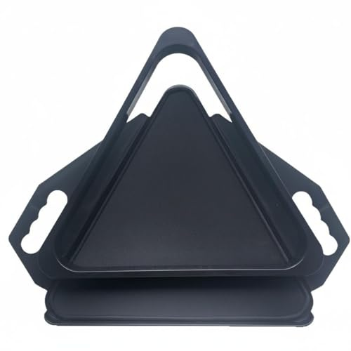 Zxpjkyu Marco de Billar Triangular Soporte de Bolas Organizador Racking Bandeja Accesorio Profesional Apto para Partidos de Billar Espacios Recreativos, Azul, Set De Rack Triangular