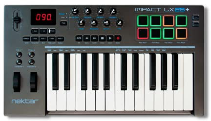 Nektar Impact LX25+ USB MIDI Keyboard Controller with DAW Integration