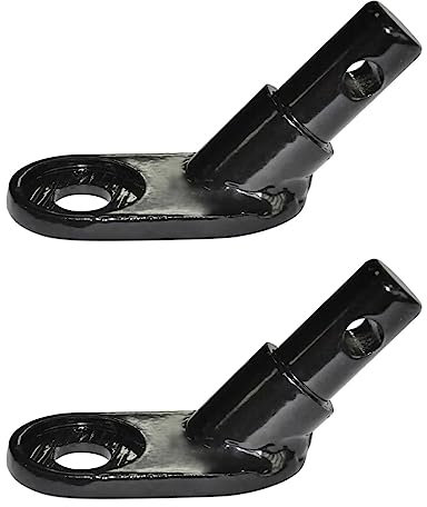 vidaXL 2x Bicycle Trailer Couplings Iron Accessory Attachment Bike Hitch Tool