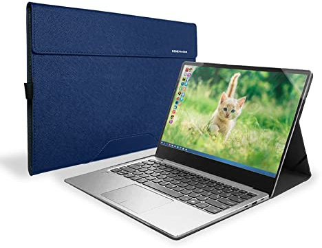 Honeymoon Case Cover for HP Pavilion 15 EHxxx/EGxxx Series,PU Leather Hard Shell Case for HP Pavilion 15t-eg000/15z-eh000 15.6 Inch Laptop Accessories,S022-15-Blue