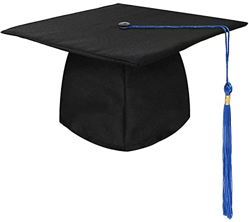 KEELYY Abschluss Hut Doktorhut Unisex, Graduation Hut Absolventenkappe Verstellbar Doktorhut Promotion Bachelor Geschenk für Abschlussfeiern vom Studium, Universität, Hochschule