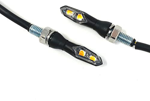 Motorrad-LED-Blinker, superhell, Micro-Mini-Blinker, klein, diskret, Café-Rennfahrer, Scrambler, Sportmotorräder
