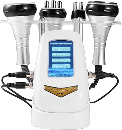 Ultrasonic Vacuum 40K Cavitation Machine,Radio Frequency RF 4 in 1 Body Sculpting Machine Tighten Shaping the skin, Body Facial Beauty Machine For Face Waist Thigh Hip Leg