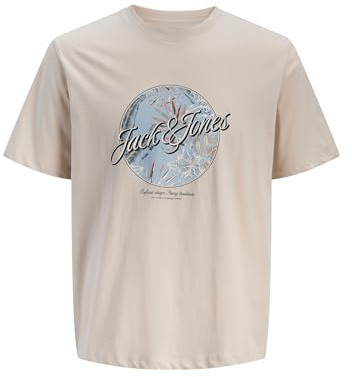 JACK & JONES T-Shirt | Regular Fit, Manches courtes, Casual, Température maximale 40°C programme très doux