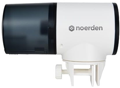 Noerden Splashy - Comedero automático para Peces, Capacidad de 200 ml, Compatible con Varios Tipos de Alimentos para Peces