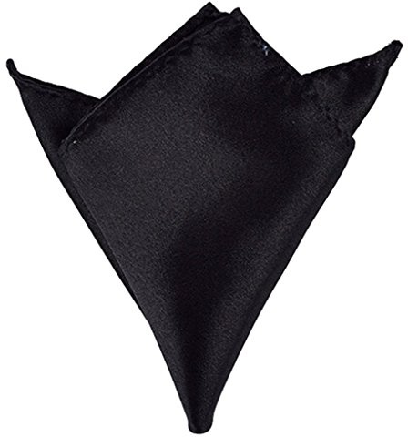 Boolavard Satin 1 st, 6 stycken eller 12-pack solid vanlig bröllop män näsduk kontor kostym näsduk Hanky