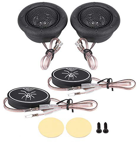 EVGATSAUTO Dome Car Tweeter, Paar 12V 150W Auto Mini Super Power Loud Dome Audio Lautsprecher Hochtöner Lautsprecher Horn