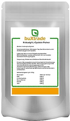 500 g N-Acetyl-L-Cystein Pulver | Non-GMO | NAC | L-Cystein | Buxtrade