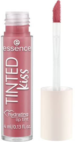 Essence Cosmetics TINTED KISS tinta labbra ad effetto idratante, idratante, lunga durata, risultato immediato, naturale, colore intenso, 4 ml