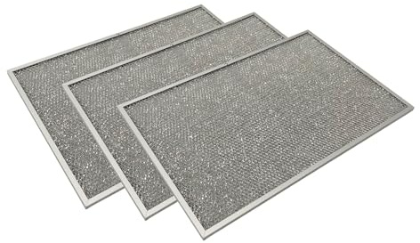 Range Hood Grease Filter - 36 Inch Hoods Only - Three Pack Compatible with Whirlpool Model Numbers GZ5730XRB1, GZ5730XRS1