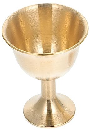 VALICLUD Copa de Vino Retro de Latón 1 Pcs Cáliz Elegante Multiusos para Fiesta Decoración de Mesa Copa Decorativa