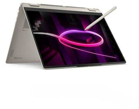 Lenovo Yoga 7 2-in-1 Laptop | 16 2.8K OLED Touch Display | AMD Ryzen AI 7 445 | 32GB RAM | 1TB SSD | UMA Intel Grafik | Windows 11 | QWERTZ | Seashell | 3 Monate Premium Care