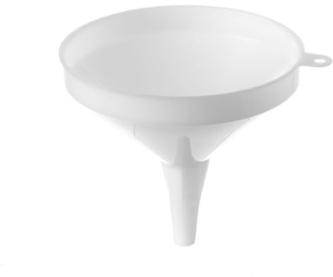 HENDI Embudo, utensilio de cocina universal, ⌀150x(H)140mm, polietileno, blanco