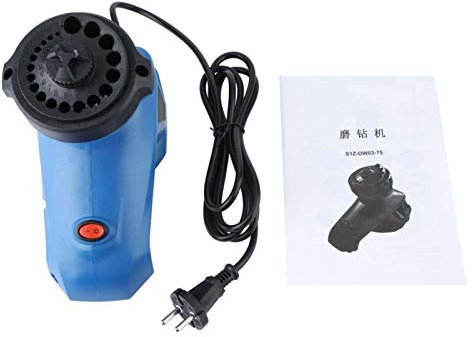 Bohrerschärfer, elektrischer Bohrerschärfer Twist Drill Bit Grinder Schleifmaschine Drill Grinder 220V EU-Stecker