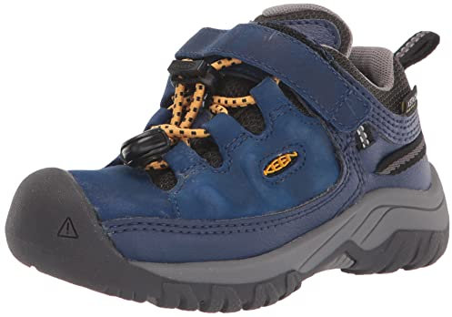 KEEN Targhee Low Waterproof Wanderstiefel, Blue Depths/Forest Night, 34 EU
