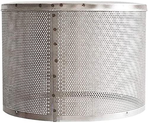 Terrassenheizer-Ersatz-Brennnetzabdeckung, Outdoor-Erdgas-Edelstahl-Herdkopf-Sicherheitsgitter-Abdeckung Teile Zubehör,Silber(0.85ft)