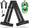 GZqiancang 1 Stk Skateboard Schulterträger, Verstellbarer Schulterträger Skateboard mit 1 Stk Skateboard Halterung für Skateboards, Longboards, Snowboards
