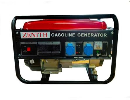 Generatore di Corrente 3000Watt 3kW con Motore a Benzina 4 Tempi, 2 prese 230V, 7.0 PS, Avviamento a Strappo per uso domestico e ricreativo