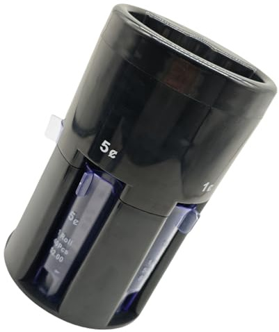 Thewasc Precisions - Compteur de pièces 5 en 1 - Organisateurs avec tube pour le stockage de pièces de rechange - Trieur automatique de pièces de monnaie - Organisateurs de caisse enregistreuse