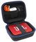 Hart Reise Tasche Case für JBL GO/JBL GO 2 kleine Musikbox,Wasserfester portabler Bluetooth-Lautsprecher von GUBEE (Schwarz)