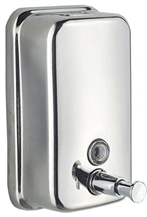 XLKJ 500ml Dispenser manuale per sapone,Acciaio Inox Distributore Sapone Montaggio Parete