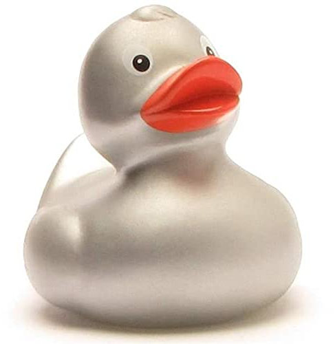 Duckshop Silvana - Paperella da bagno, colore: Argento