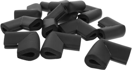 NUOBESTY 12 StüCk U-FöRmige MöBel Eckenschutz Aus Schaumstoff FüR MöBel Und Rahmen Einfache Installation Schwarz
