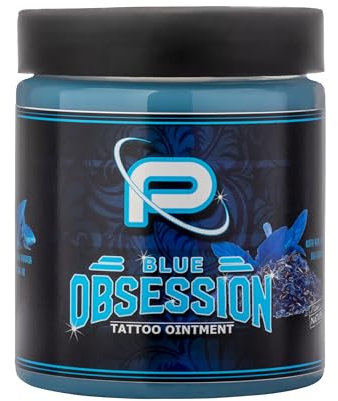 Proton - Colours Obsession - Tattoo Butter - Made by Nature - Blue - 250 ml / 8.5 Oz. Crème pour processus de tatouage et de guérison, bleu