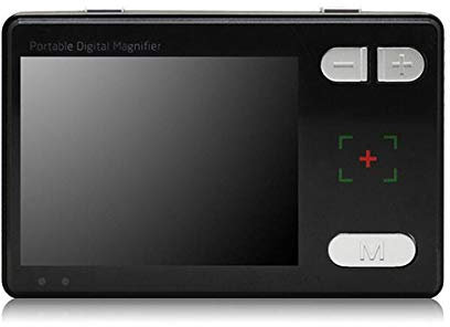 ALDDPWE 3,5 Pollici Portatile elettronico visivo ausilio elettronico Lente di ingrandimento ad Alta Definizione Regolabile Luce ausilio visivo per Gli Anziani Keep it in Mind