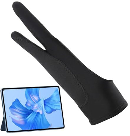 Guanti da disegno digitale, anti-tocco, guanti per pittura traspiranti, guanti da per tablet, monitor, pittura, schizzi, schizzi di carta