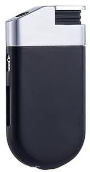 DLHTJKBS Torch Lighter, Bright Lighter, Windproof Jet Flame Lighter for Candles BBQ Grills Fireplaces Camping Men(Black)