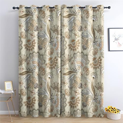 Oberes Etagenbetthimmel, 2 m lang, Etagenbettvorhänge, verdickter Stoff, Verdunkelungsvorhänge, seitliche Öffnungstür mit großem Raum (Vorhang x 3 + Regal 1,2 m, Blume A) Premium Verdunkelung L