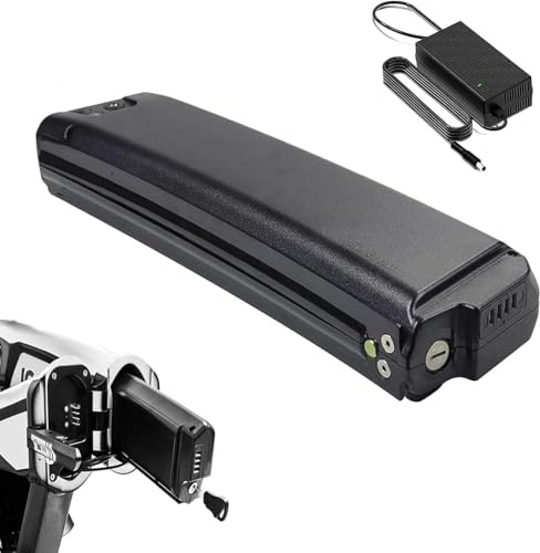 Faltbarer E-Bike-Akku 36V 13Ah 18Ah 48V 10Ah 14Ah Faltbarer Fahrradakku Eingebauter Lithium Batterien 48V E-Bike Li-Ionen-Akkus Ersatz Für 350W 500W 750W Mit Ladegerät 48V 14Ah