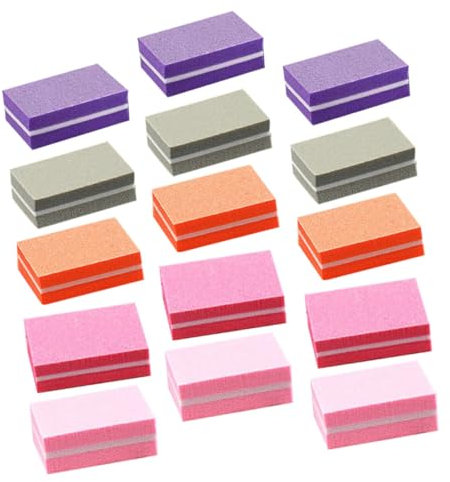 GOOHOCHY Nagelset Unverzichtbares 50-teiliges Nagelfeilen-pufferblock-set Sichere Und Effiziente Nagelschleifwerkzeuge Für Natürliche Acrylnägel