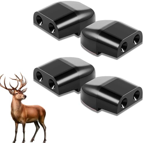 4 pcs auyentadores de jabalies coche, silbato ultrasónico para jabalí, repelente de jabalí, silbato de alarma para animales en coches, camiones y motocicletas, para evitar atropellos