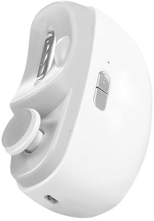Tagliaunghie Elettrico, Lucidatore Leggero Con Luce LED, Blocco Di Sicurezza, File Unghie Senza Fili, Per Adulti Bambini Anziani, Manicure Professionale, Casa, Salone,