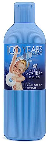 Felce Azzurra Original Duschbad Classico - reichhaltiges samtweiches Badeerlebnis mit dem klassischen Azzurra Duft - pH-neutrale Seife - beugt Hautirritationen vor - 650ml