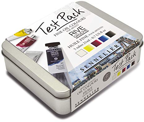 Sennelier Rive Gauche Oil Paint Test Set 5 Tubes 21ml