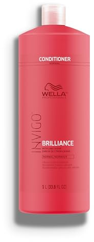 Wella Professionals Invigo Brilliance Conditioner | For Fine/Normal Colored Hair | Intense Color Protection & Maintains Vibrancy | 33.8 Fl Oz