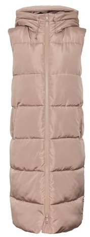 VERO MODA Chaleco femenino VMLIGAANE Chaleco, gris pardo., L