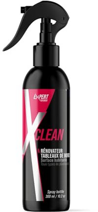 Renovateur plastique voiture interieur 300 ml – Nettoie, rénove, fait briller et protège sans trace – Formule concentrée – Pour tableau de bord, vinyle, caoutchouc, volant