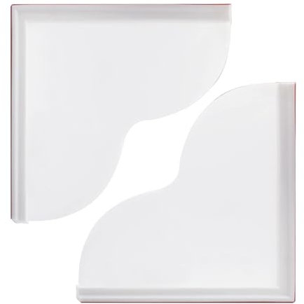 Protezione contro gli schizzi sul bordo della doccia - Arresto 'acqua della doccia, protezione dagli spruzzi d'acqua negli angoli della vasca | Doppia protezione sicura contro l'acqua