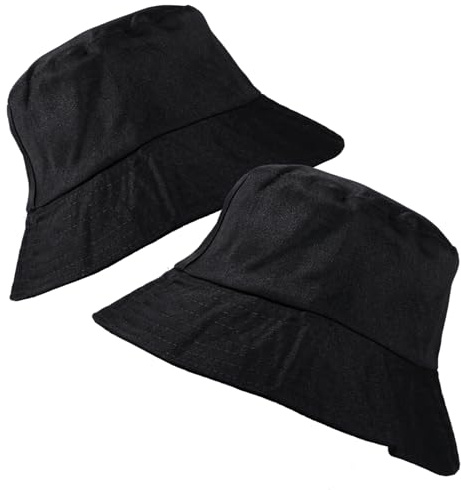 Bucket Hat, 2 Pieces Summer Fisherman Sunshade Caps, Unisex Sun Hat, for Travel, Hiking, Beach, Golf Outdoor Activities