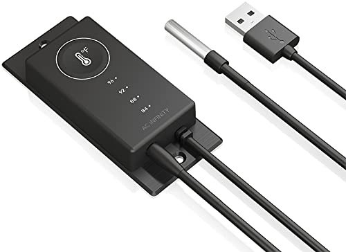 AC Infinity Controller 1 – Temperatur-Schalter für AIRPLATE, MULTIFAN und USB-Lüfter, ideal für Computer, AV-Schränke und Heimkino-Kühlung
