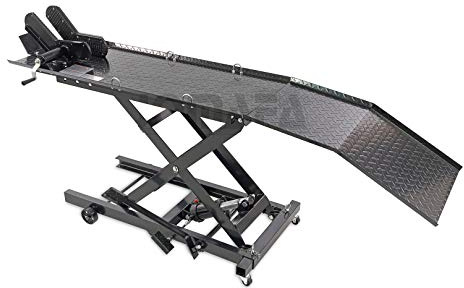 JOMAFA - ELEVADOR HIDRAULICO DE MOTOS 360 KILOS NEGRO PLATAFORMA DE ELEVACION PARA MOTOCICLETAS