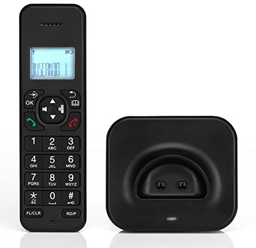 BINOXY Cordless Phone System,Expandable Home Phone 1.9GHz Talking Caller ID Expandable Up To 5 Handsets For Home And Office Use
