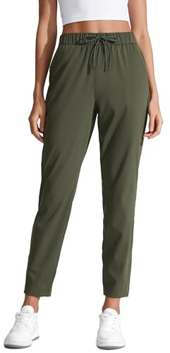 CRZ YOGA 4-vägs Sträcka Ankelbyxor 27 | Golf, Casual, 7/8-längd, Fickor, för kvinnor